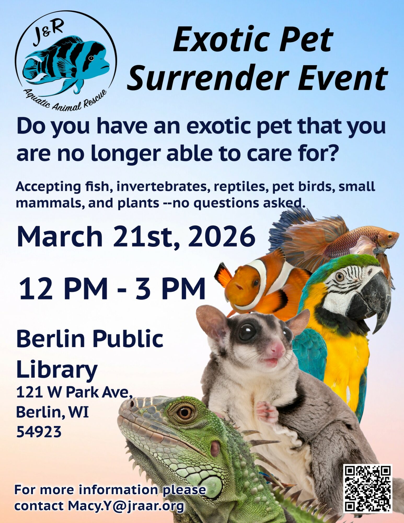 Exotic Pet Surrender Event