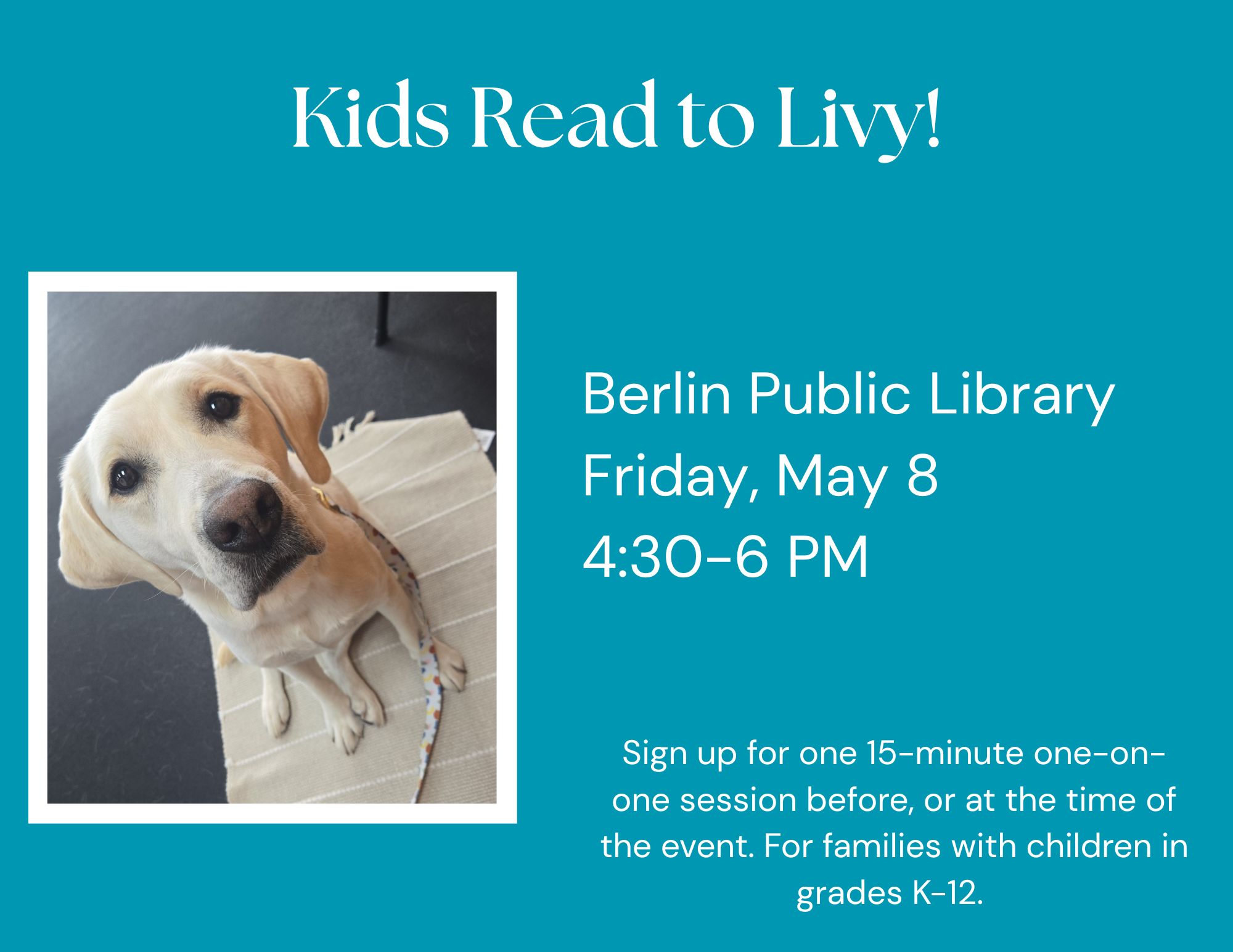 Kids Read to Livy